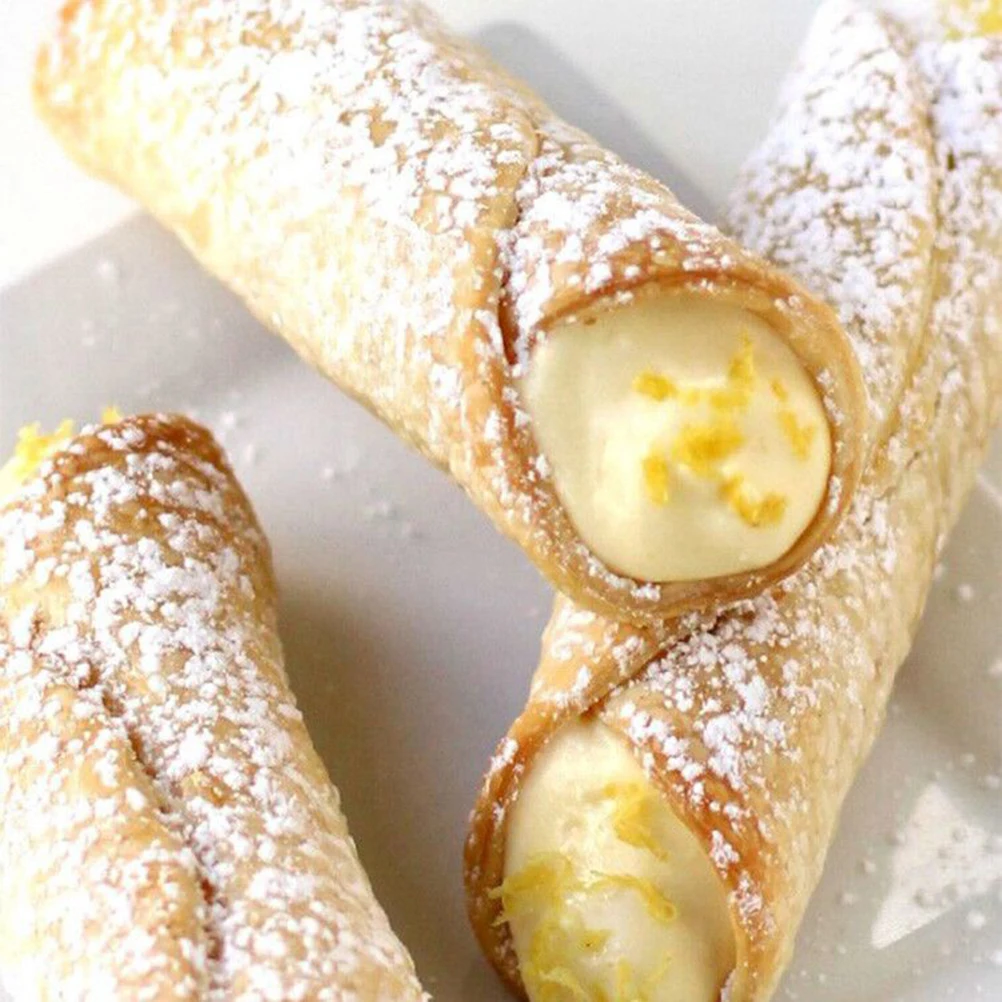 

20PCS Bread Molds Stainless Steel Croissant Tube Shaped Cannoli French Reusable Easy Clean Baking Pastry Tools