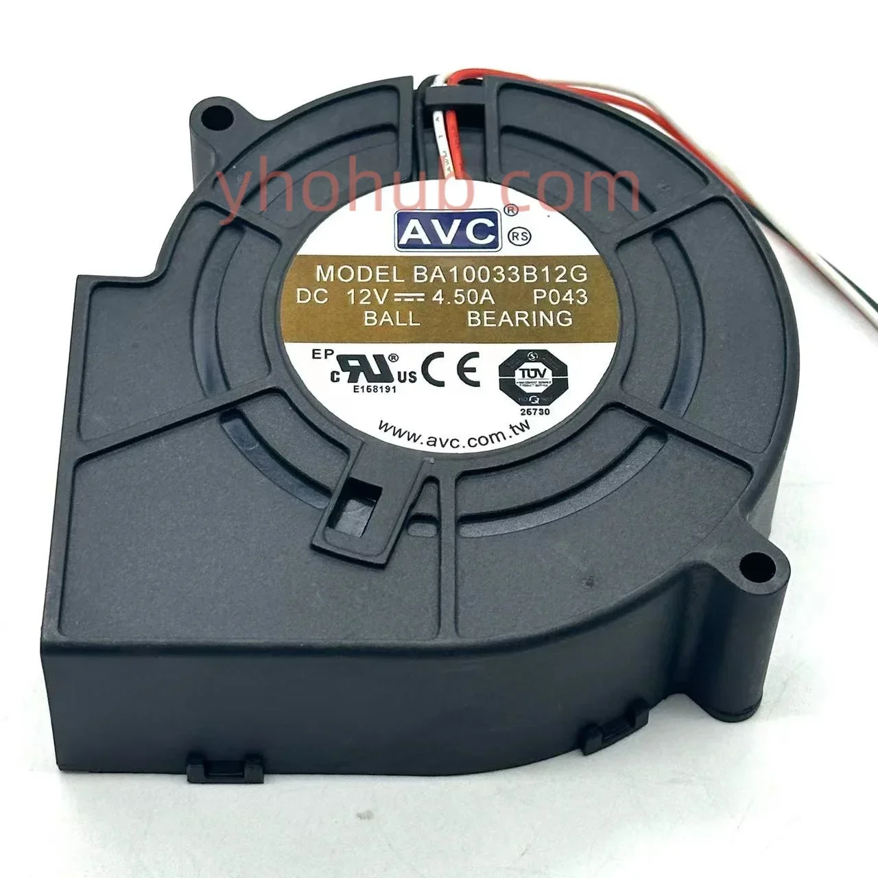 

AVC BA10033B12G P043 DC 12V 4.50A 97x97x33mm 3-Wire Server Cooling Fan