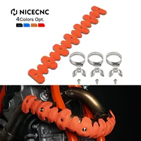 Para KTM EXC 250F EXCF 450 SXF 450 SMR 450 220mm 400mm silenciador de tubo de escape protector térmico SXF EXCF SMR 250 350 450 500