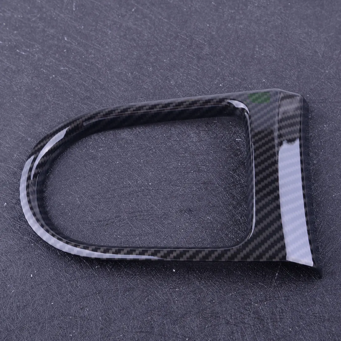 Beler Nero In Fibra di Carbonio Stile ABS Console Pannello della Scatola Del Cambio Della Copertura Cornice Cornice Per Ford Mustang 2015 2016 2017 2018