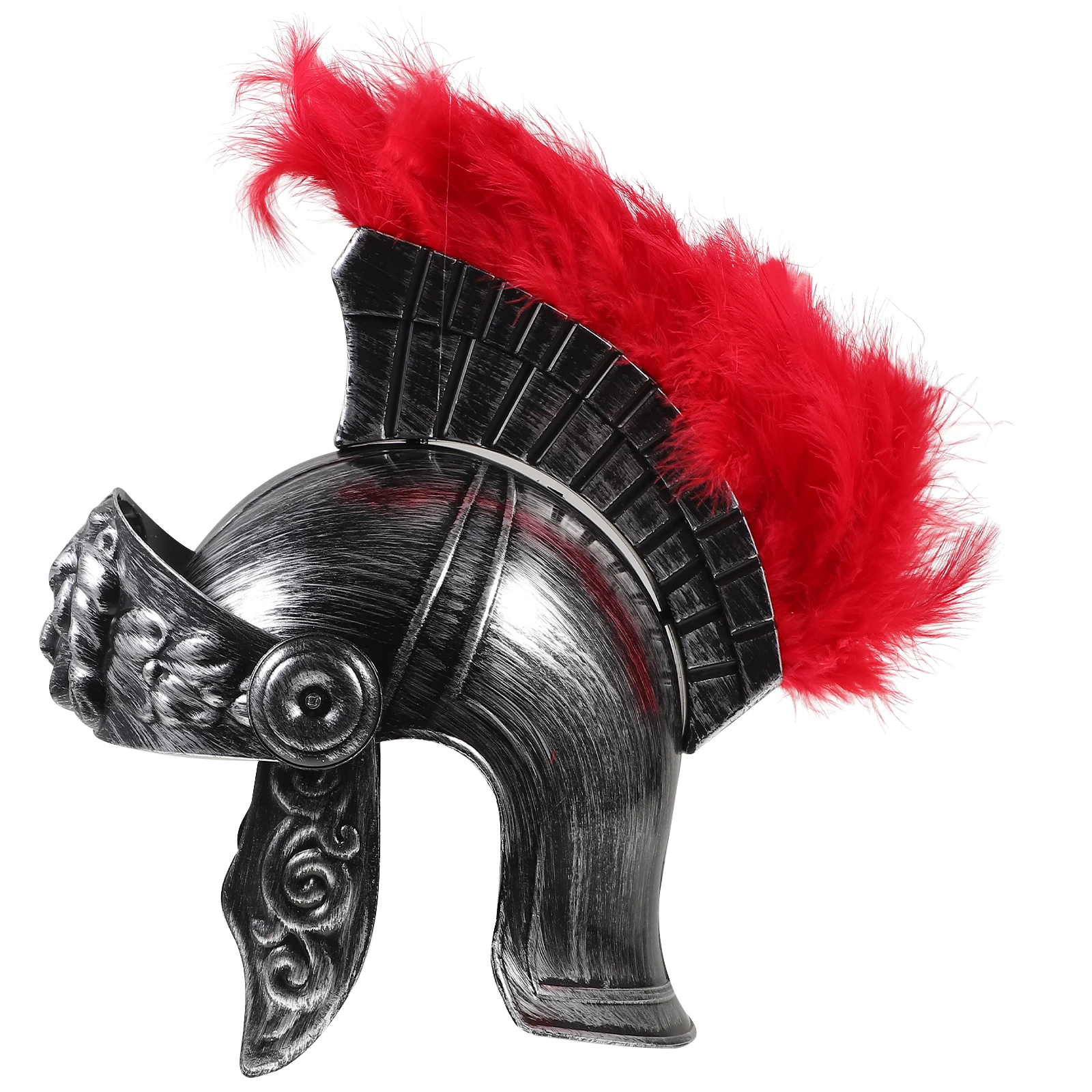 

Roman Warrior Hat Decorative Cap Plastic Material Realistic Design Halloween Party Prop cosplay Vintage