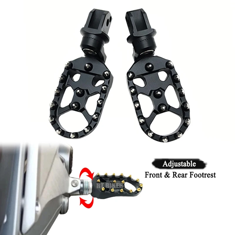 

Adjustable Front&Rear Footrest Rotatable Passenger Foot Pegs Rests For BMW F900R F900XR F900 R F900 XR F 900R F 900XR 2020-2023