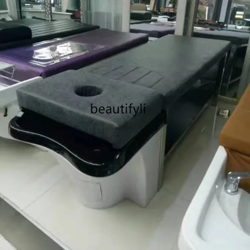 For Hair Salon SimpleThai StyleLying Completely Hair Care Shampoo Chair Barber Shop Head Treatment Belt Fumigation Massage Salon