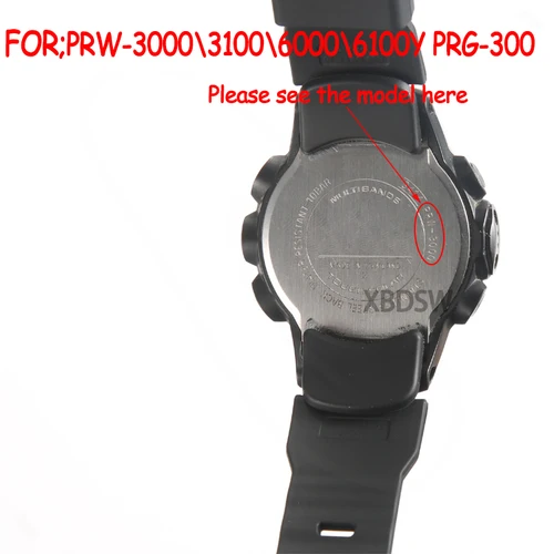 Imagen 2 del producto Correa de resina adecuada para Casio PRO TREK PRW-3000 PRW-6000/6100/3100 PRG-300, correa de repuesto para reloj deportivo para montañismo para hombre