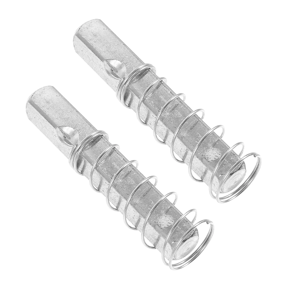 

2pcs Handle Replacement Spring Bar Stainless Steel Bar Spare For Patio Knob Spindle With Spring Durable Replacement Spindle For