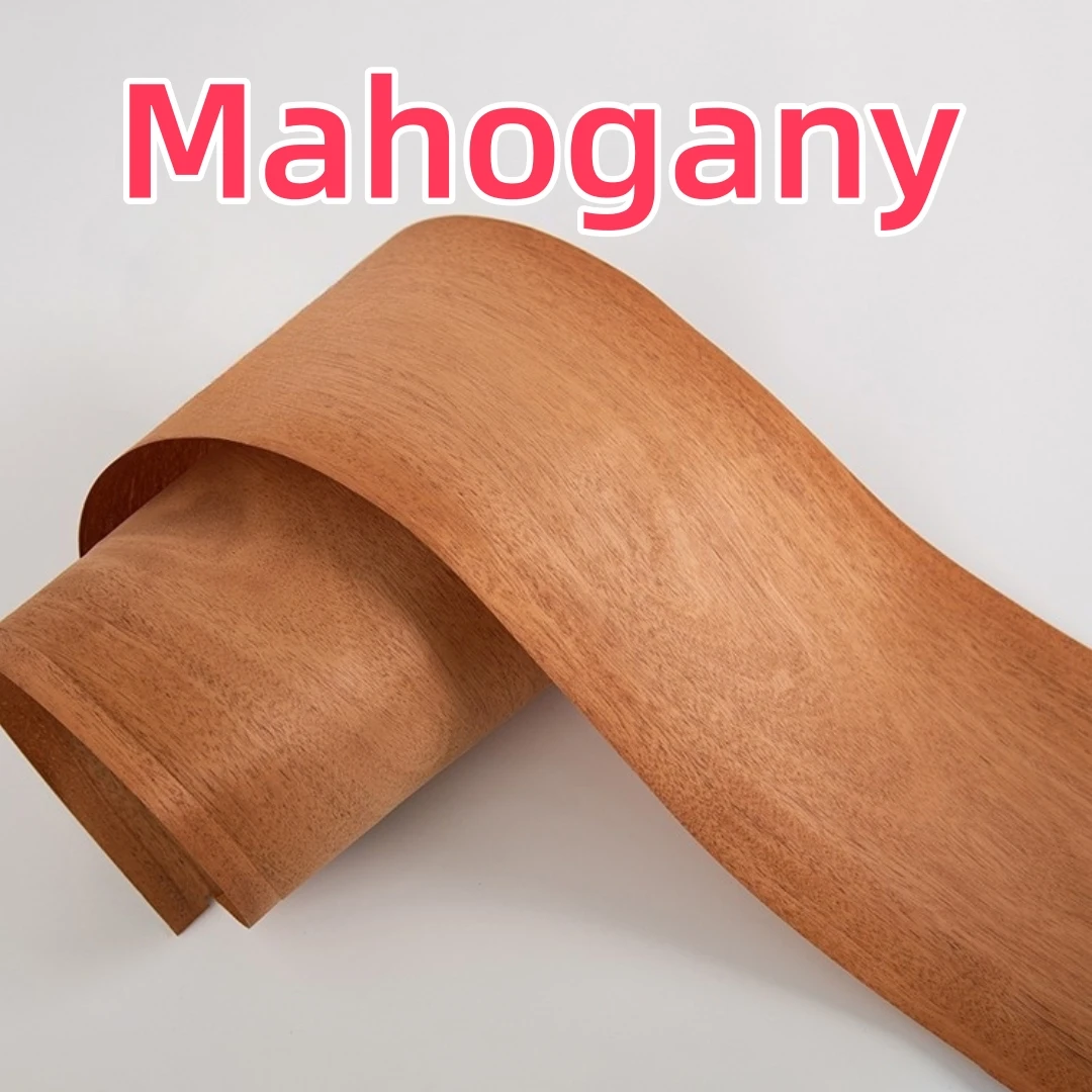 33x280cm Natural Mahogany Wood Veneer For Furniture, Cabinetry, Interior Renovation, And Surface Decoration