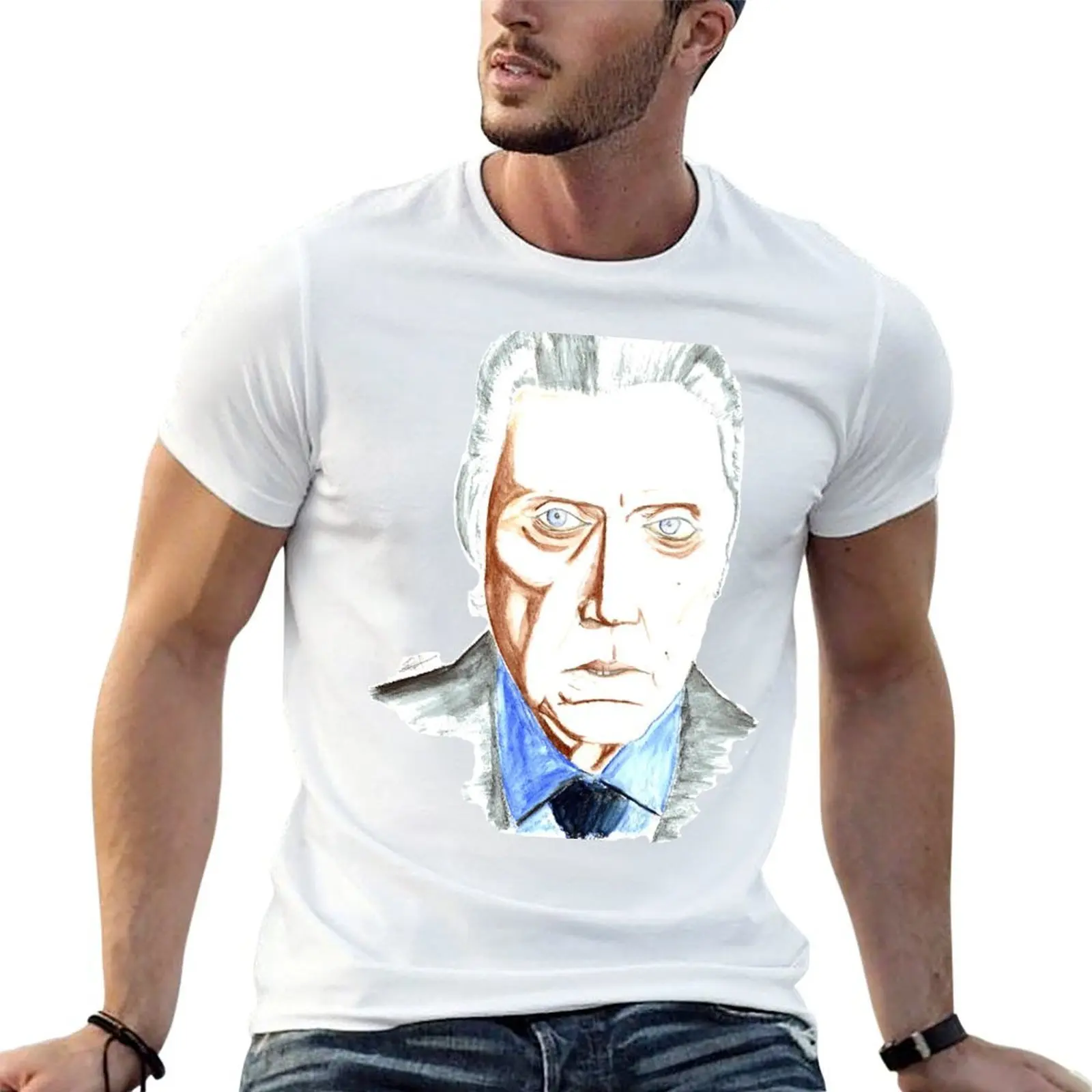 Christopher Walken T-Shirt gifts for boyfriend vintage graphic tee t shirts for men pack