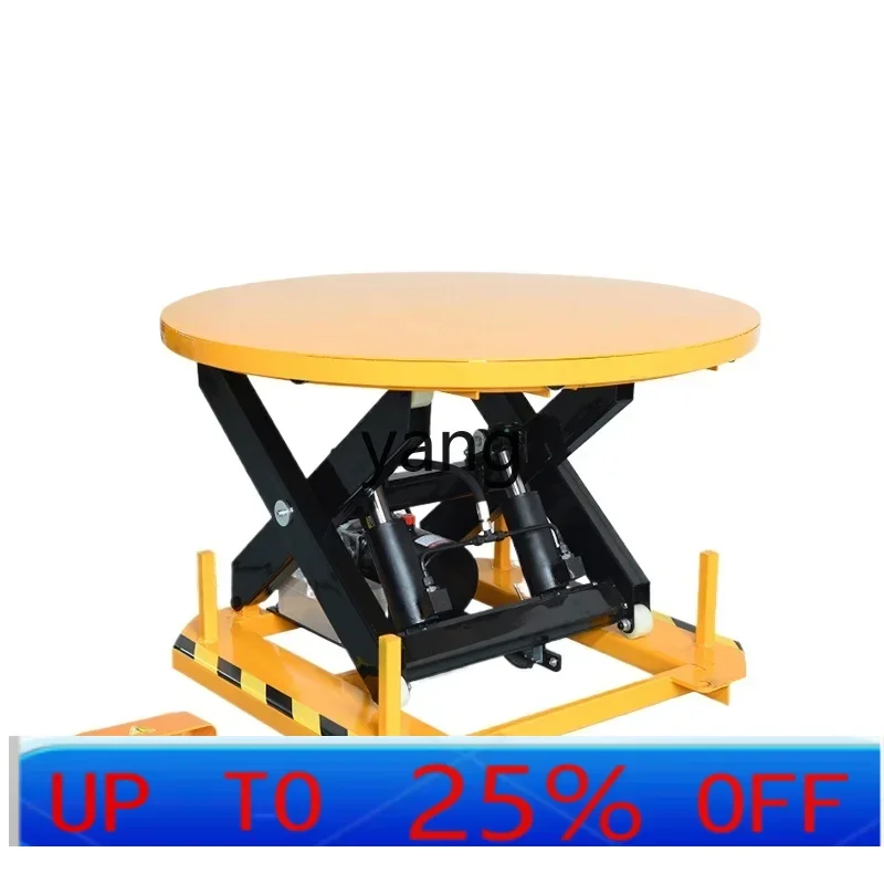 

CX Round Automatic Lifting Stage Spring Type Electric Lifting Platform Rotatable Hydraulic
