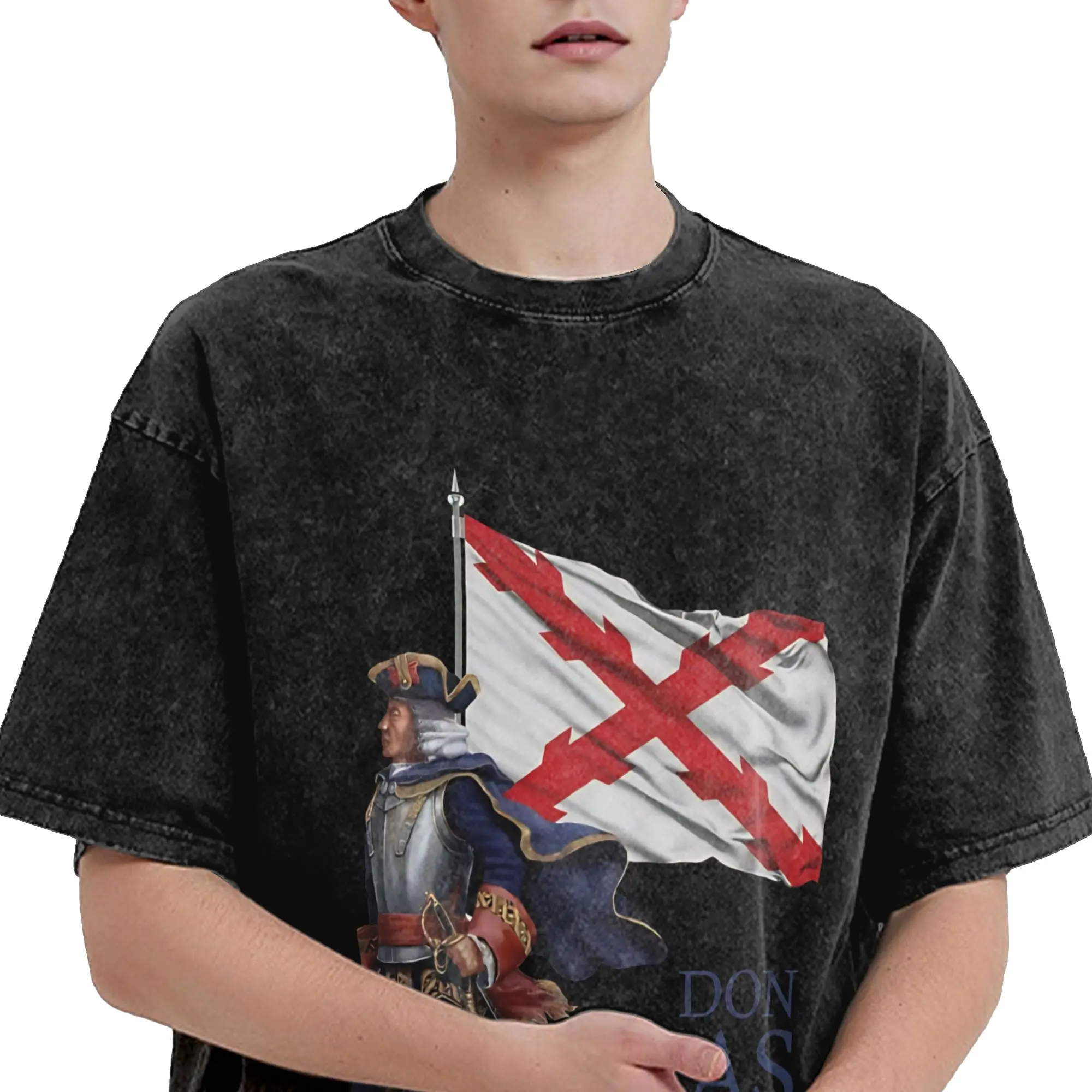 Camisetas Admiral Blas de Lezo para hombre, camiseta Vintage de algodón puro, camiseta de manga corta con cuello redondo, Idea de regalo, ropa