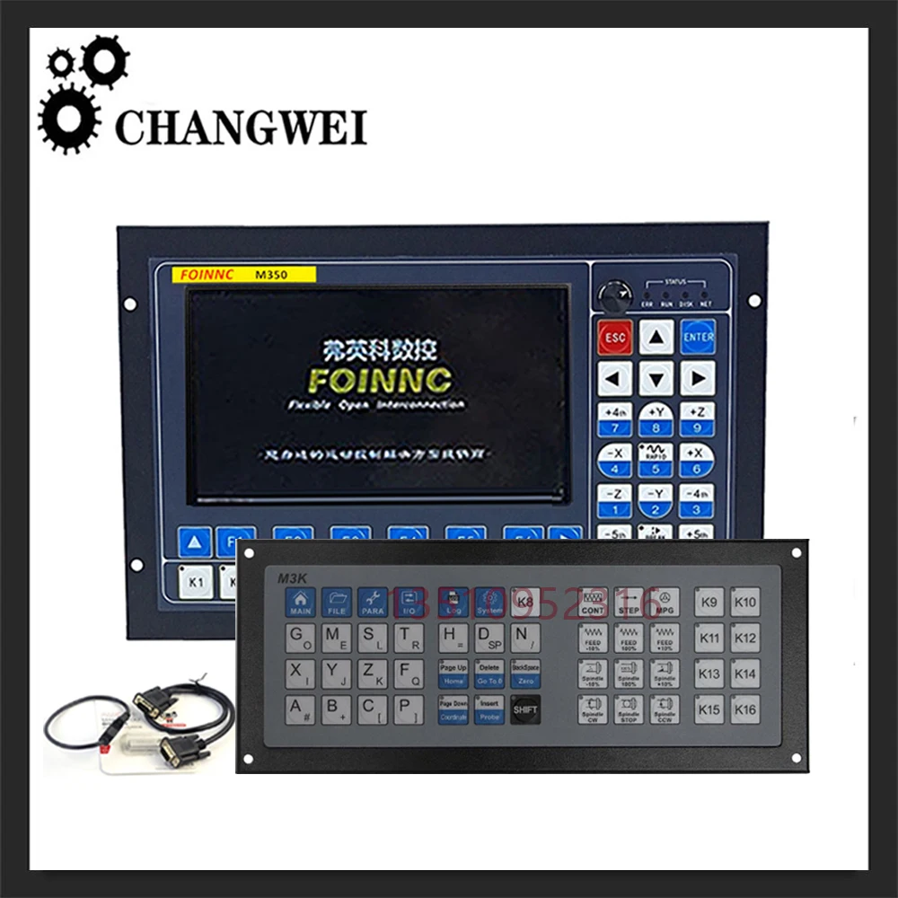 

M350 3/4/5-axis CNC offline controller M3K extended keyboard supports closed-loop stepping/ATC to replace DDCSV3.1