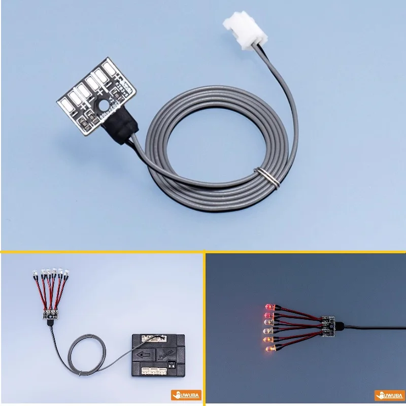 

1 To 6 PH2.0 Adapter Cable Light Control Host To LED Adapter Cable For Tamiya Truck Rc Car Boat 770s Crawler Car Traxxas Trx4