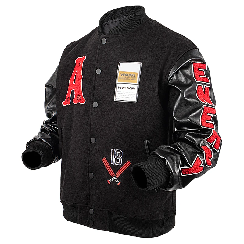 Men's Bomber Jacket Windbreaker Baseball Badges Varsity Sport Outwear Jacket Autumn/Winter Motorcycle New In Jackets F1 Clothing