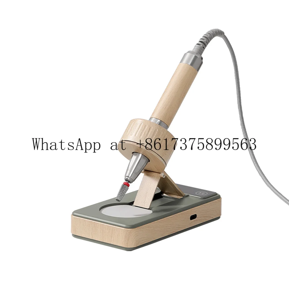 Professional Brushless Nail Drill 30000 RPM Cordless Low Vibration