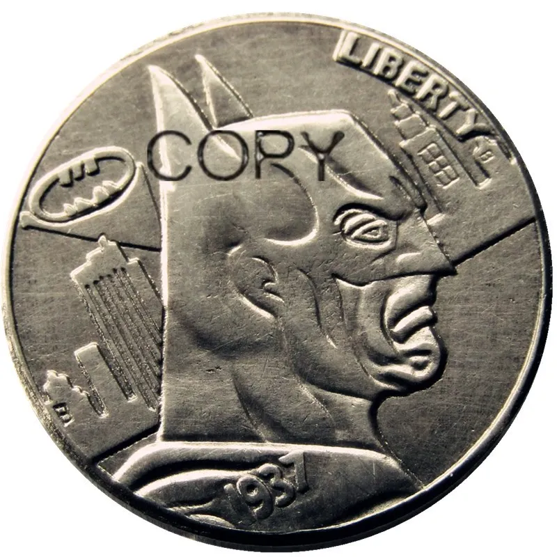 BU(22)Hobo Nickel 1937-D 3-Legged Buffalo Nickel Rare Creative Funny Copy Coin