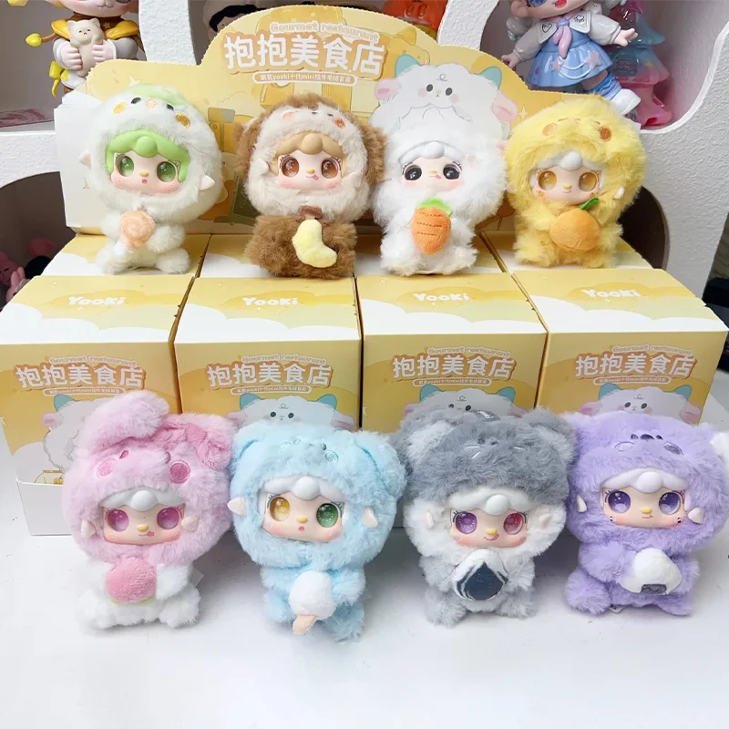 

Подлинная серия Yooki V10 Gourmet Restaurant, виниловые куклы для лица, слепая коробка, сумка, подвеска, милая загадочная коробка, подарок на день рождения, сумка, игрушки