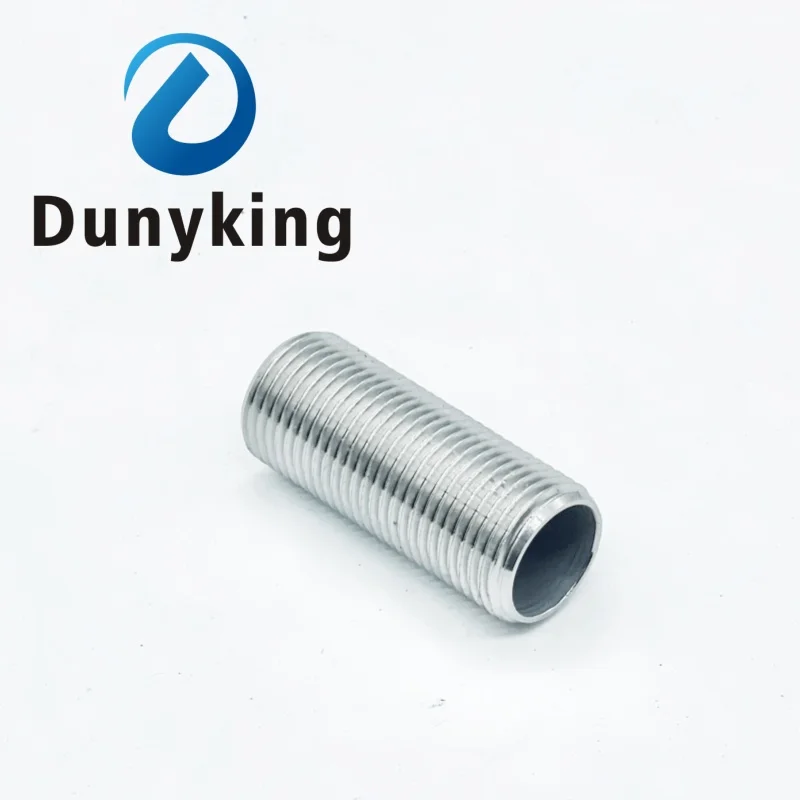 1/4" 3/8" 1/2" 3/4" 1" 1-1/2“ BSP Male Thread 304 Stainless Steel Full Thread Nipple Pipe Fitting Connector Adapter male jointer