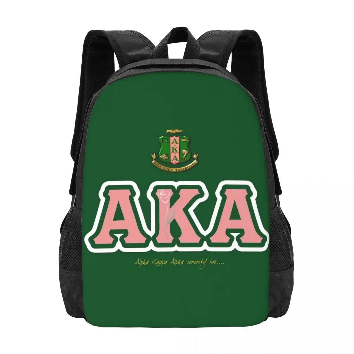 Alpha AKA Kappa Alpha Travel Laptop Backpack, Business College School Computer Bag Gift for Men & Women