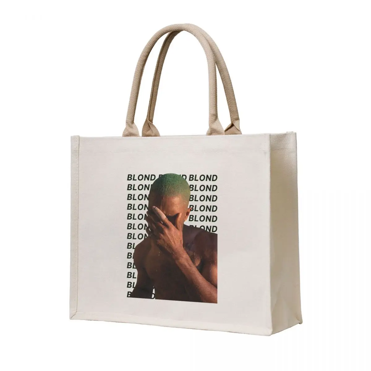 

Frank ocean blond Tote Bag reusable shopping bag personalized tote bag shopping logo foldable reusable