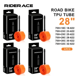 Fiets Binnenband 700cx18 25 28 32 Ultralicht Tpu Materiaal Racefiets Band 65Mm Lengte Franse Presta Ventiel Fietsen Accessoires