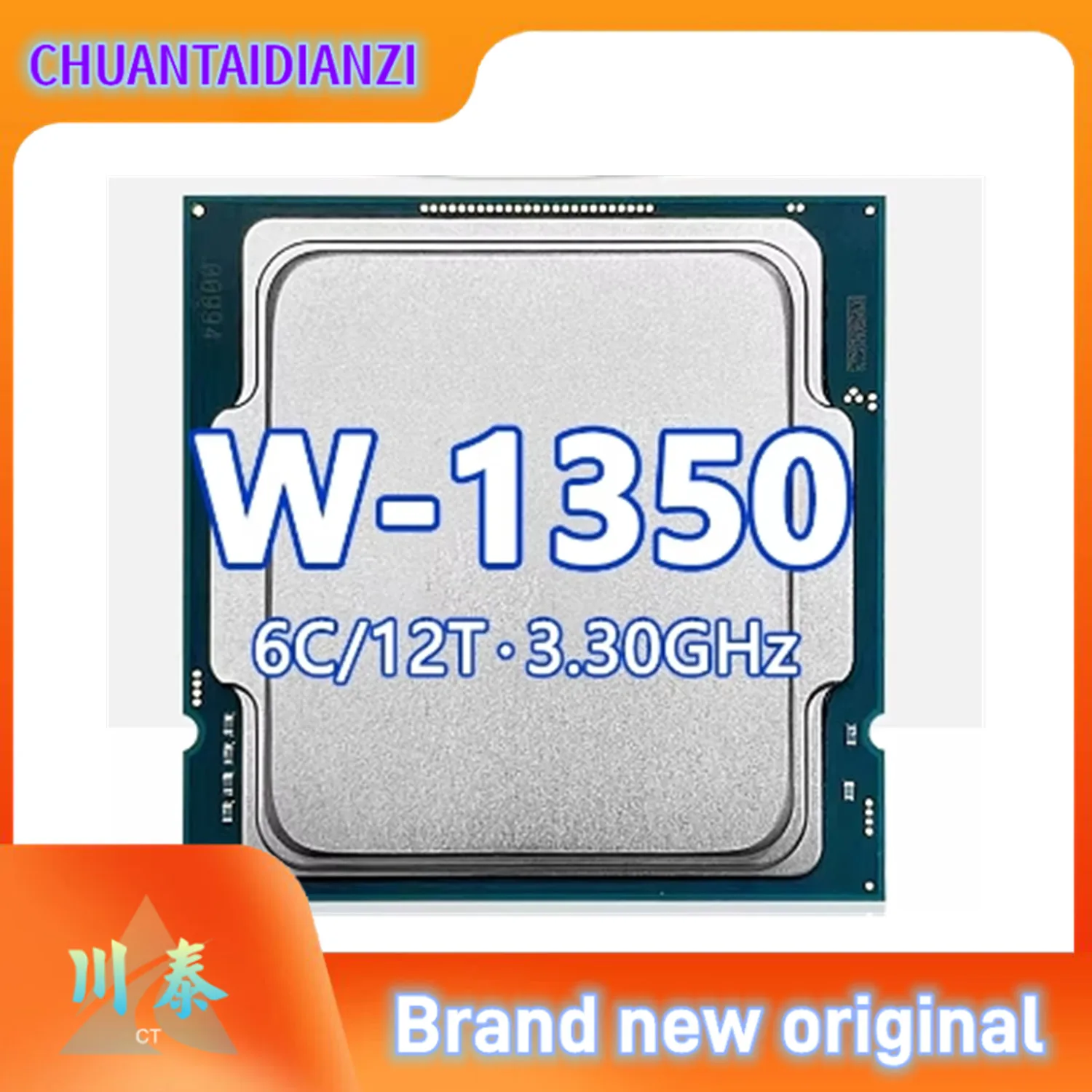 Xeon W-1350 CPU 6 Cores 12 Threads 3.30GHz 12MB 80W DDR4 LGA1200 For W480/W580 Chipsets Server motherboard xeon W1350 processor