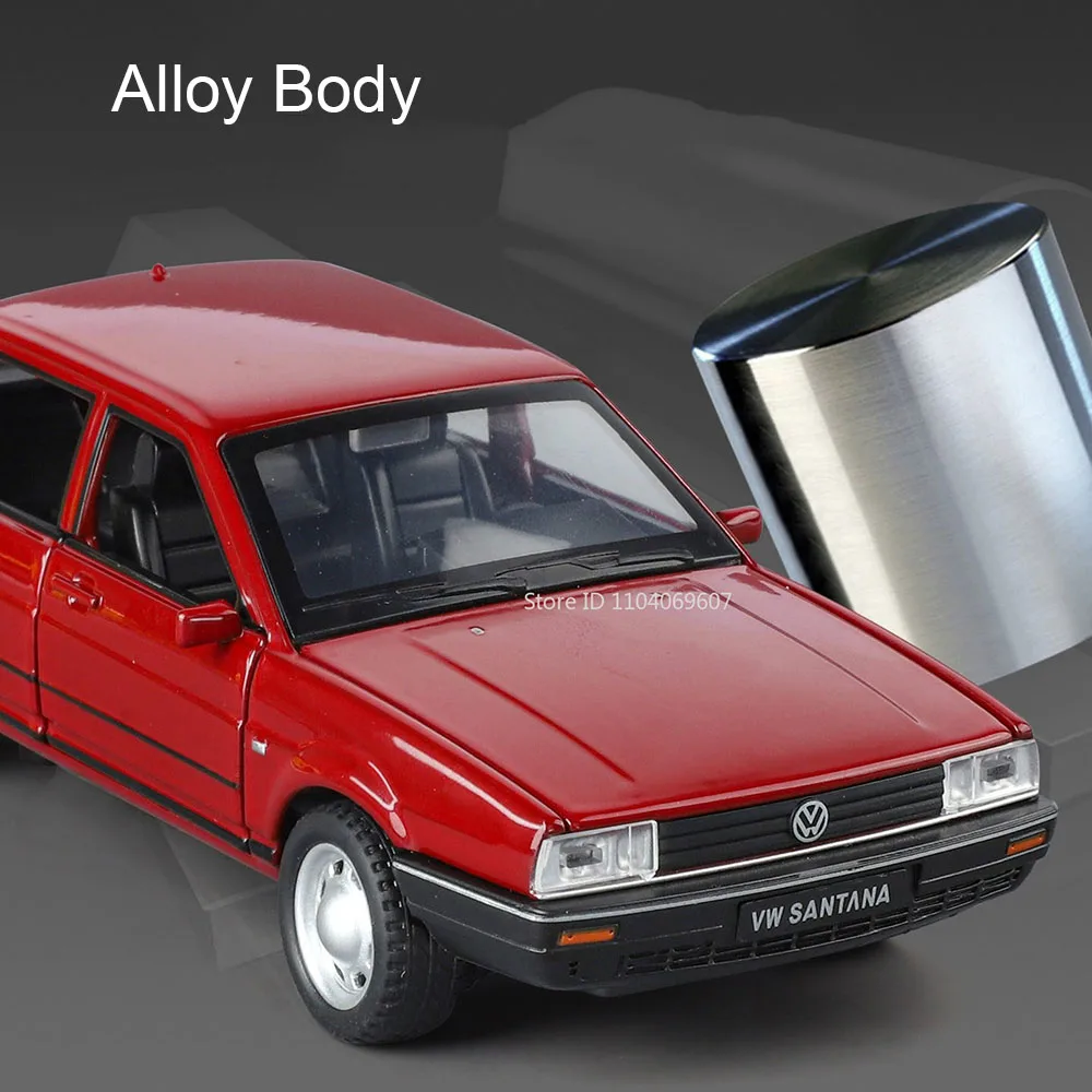 1:32 Bilancia Santana CC In Miniatura Modelli di Auto Giocattolo In Lega Pressofusa Suono Luce Porta Aperta Tirare Indietro per I Ragazzi Veicoli Educativi giocattoli