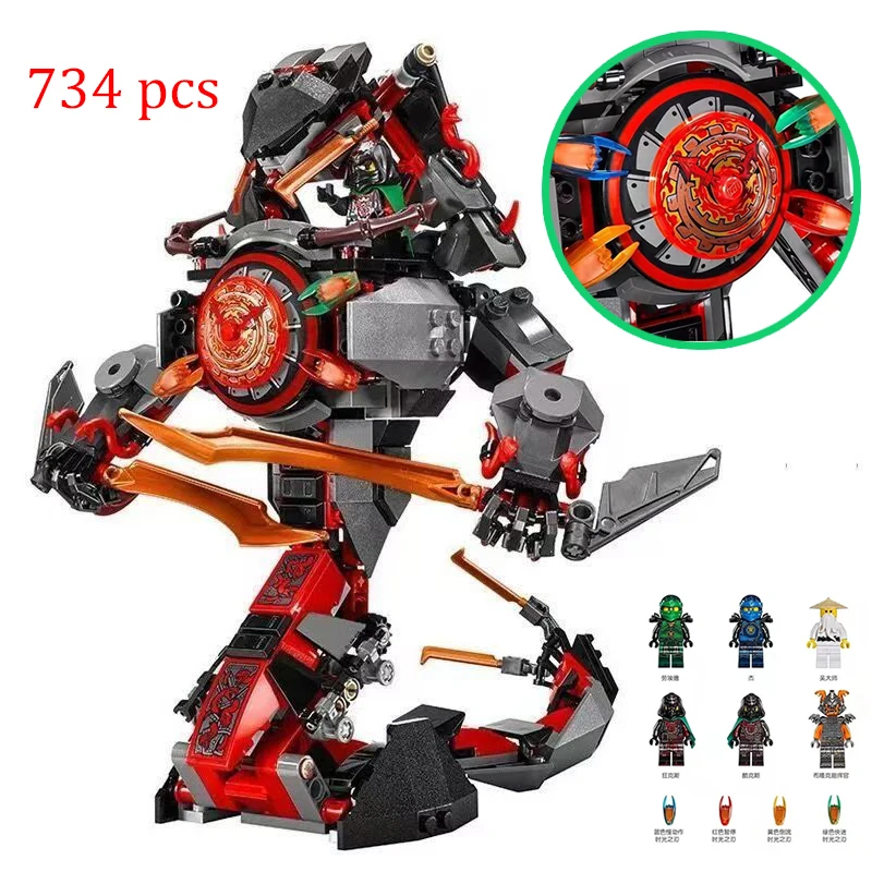 Dragon Snake Mech Temple Model Building Blocks Toys for Birthday Gift,block toy dragon - view 2