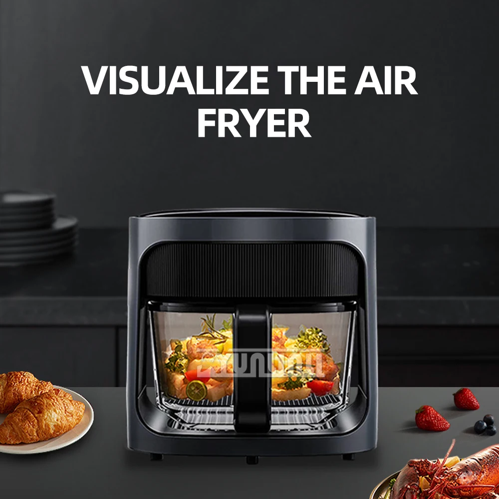 

Automatic Intelligent Visual Air Fryer Large Capacity Fryer Household Multi-Functional Deep Frying