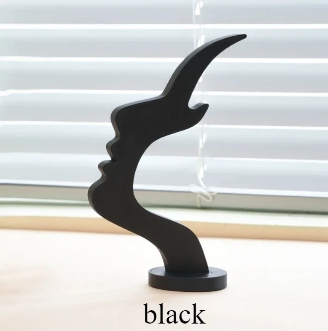 1 Pc Human Face Eyeglass Holder Stand Secure & Artistic Storage Solution Elevate Desk or Nightstand Decor Practical Minimalist