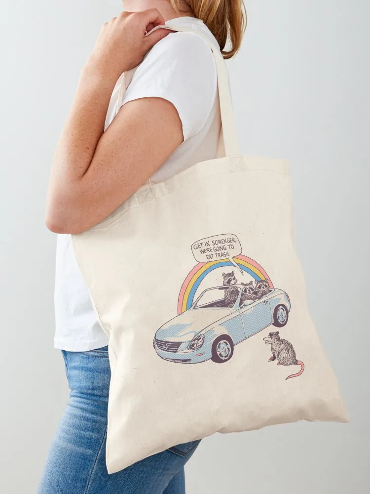 

Get In Scavenger Tote Bag reusable shopping bag tote bag university bags woman 2025 personalized tote