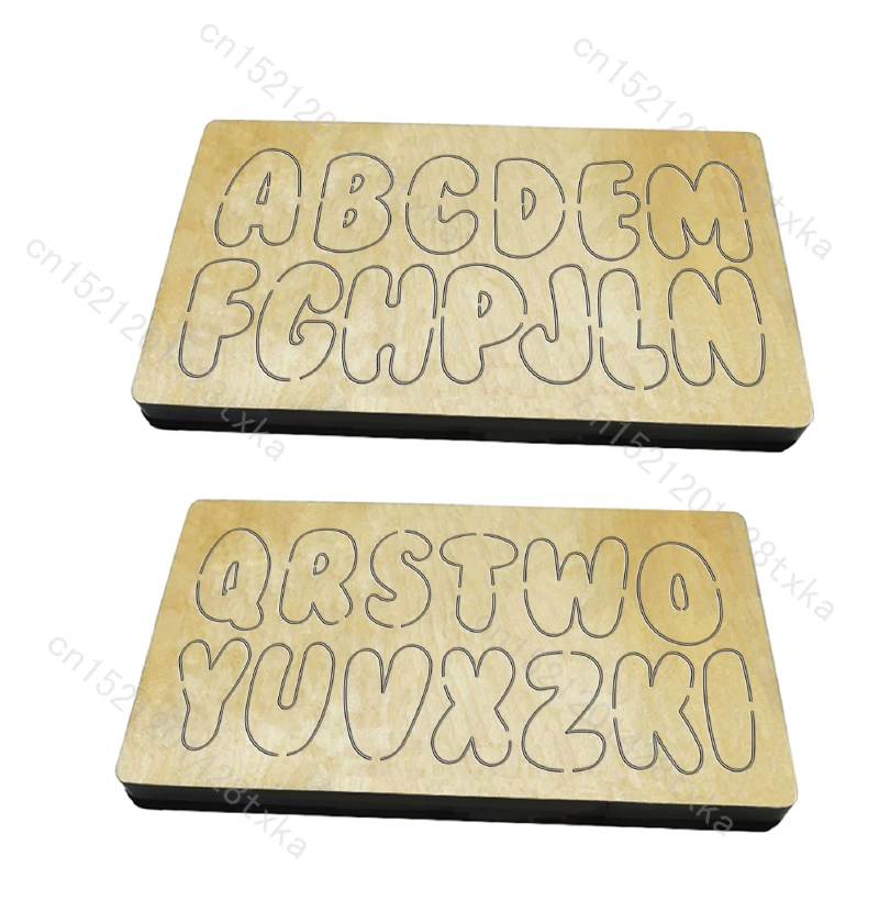 Letter A-Z Wooden Die for Scrapbooking, Cutting Dies, C-2283, New, Multiple Sizes