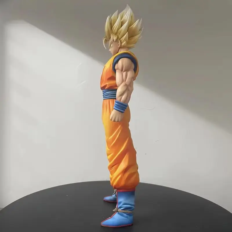 32cm Triple-Headed Dragon Ball Z SSJ2 Goku Action Figure - Super Saiyan PVC Collectible Statue Toy Gift Three Colors Available