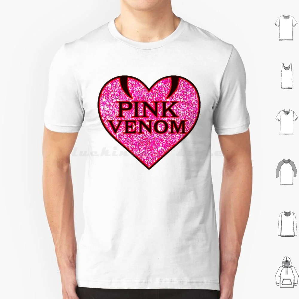 I Love T Shirt Cotton Men Women Diy Print Pink Venom Pink Venom Jisoo Kpop Born Pink Bp Taste That Pink Venom Jennie Lisa Black