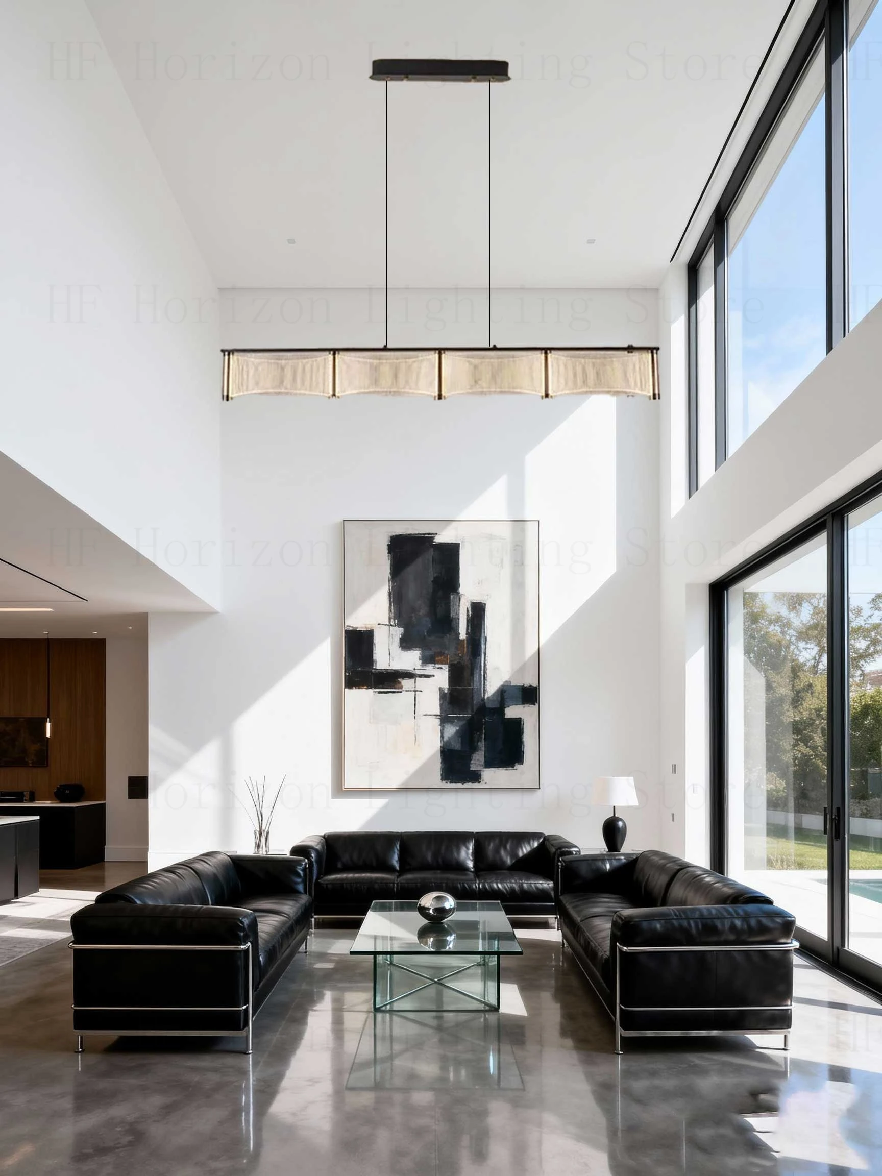 ثريا سقف معاصرة ومصابيح معلقة لغرفة الطعام وغرفة المعيشة تركيبات إضاءة معلقة داخلية مع تعليق l