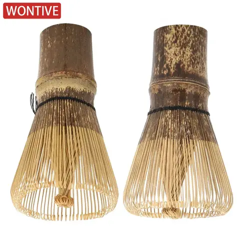 Bamboo Japanese Style Matcha Tea Whisk Brush Tea Accessories for Matcha Tea Making 100 Prongs 80 Prongs Optional