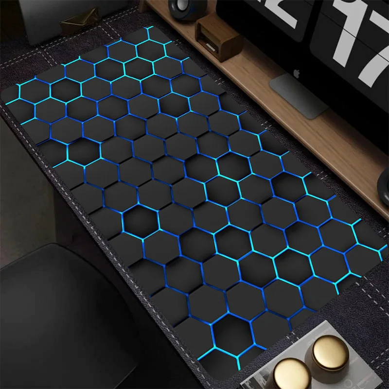 Honeycomb Gaming Mouse Pad, Large-size Gaming Mouse Pad with Precision Stitching,XXL Keyboard Pad Suitable for Office and Gaming