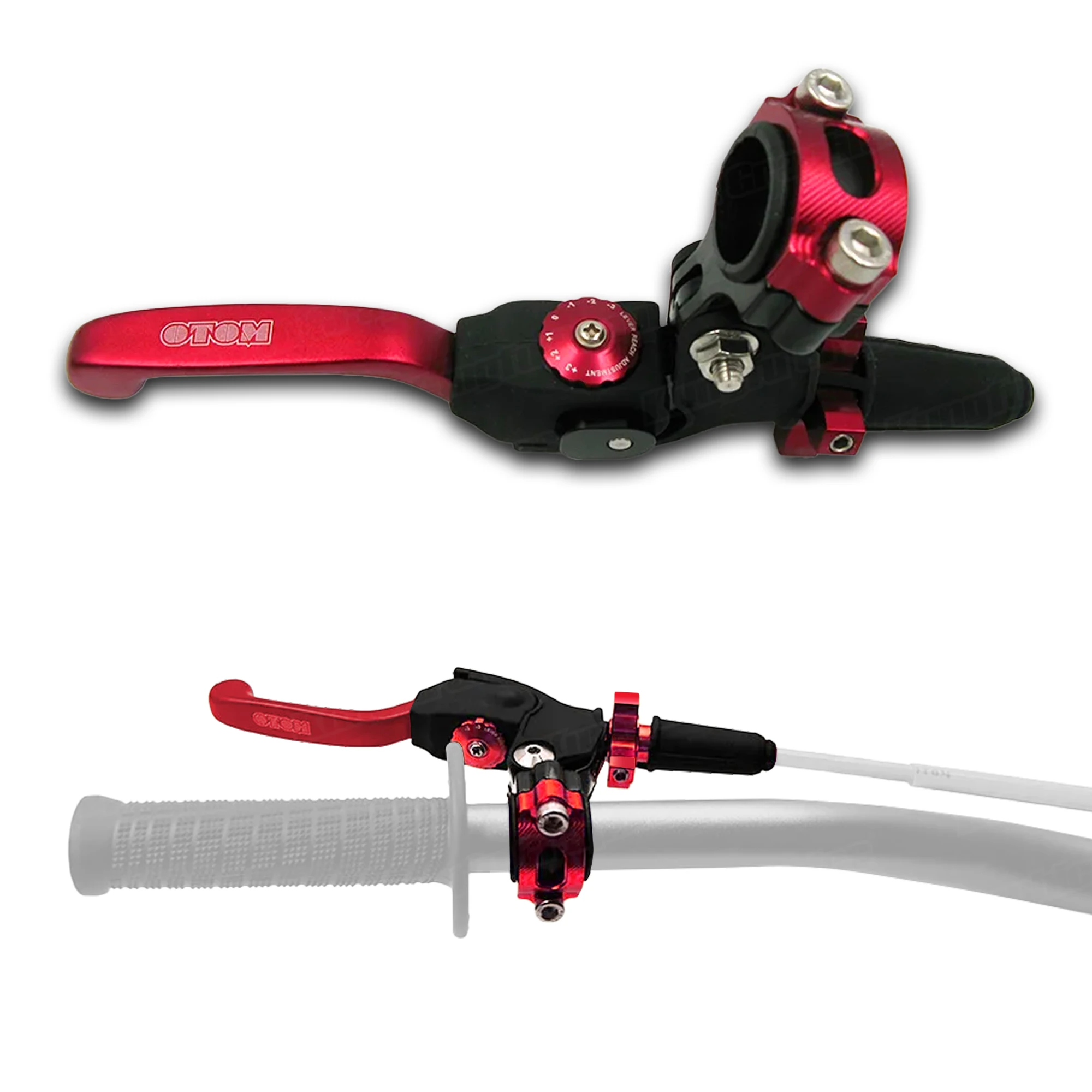 

JY Racing Universal Motocycle Left Clutch Lever Handlebar 360 Degree Folding Motocross Enduro,Red Blue Orange Black Green