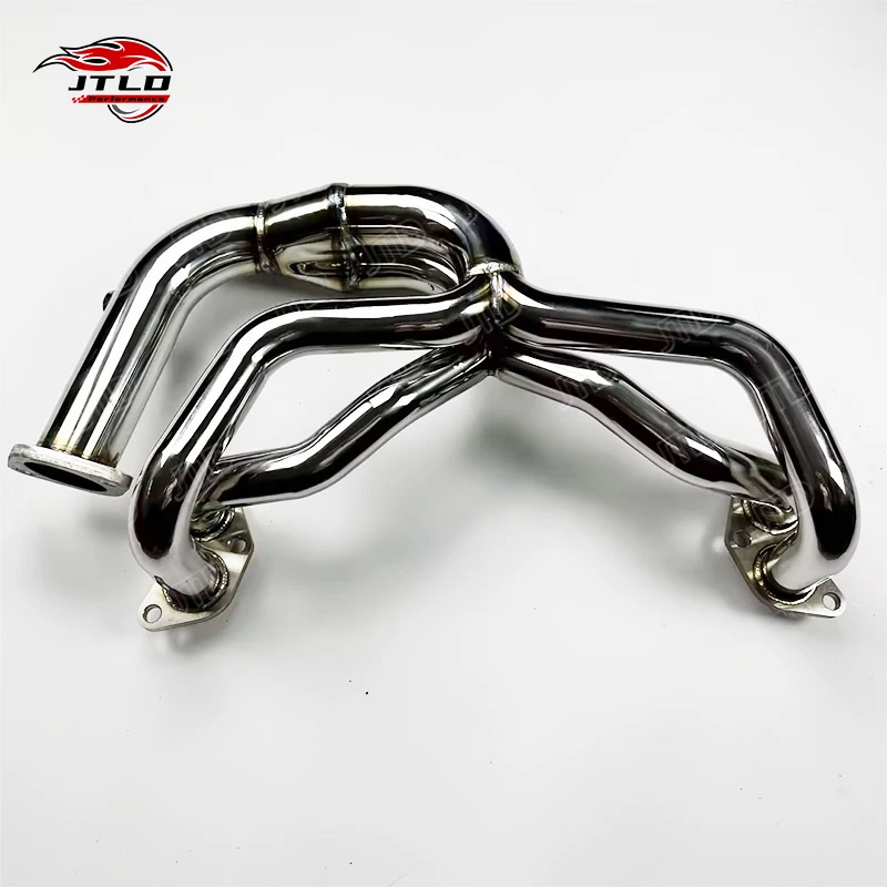 JTLD 304 Stainless Steel Mirror Polished Equal Length Exhaust System Header Exhaust Manifold 100% Perfect Fitment 1 Year