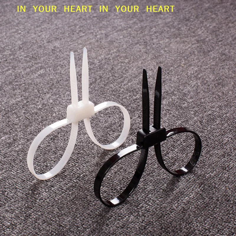 【X】Flex Cuffs Plastic Nylon Disposable Zip Tie Handcuffs Toughness Cable Handcuff Public Security Enforcement Gardening