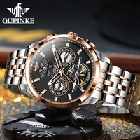 OUPINKE 3251 Automatic Mechanical Men's Watch Fashion Multifunctional Dial Men Wristwatch