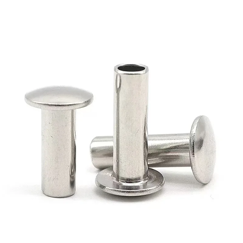 

Aluminum Copper Stainless Steel M2 M3 M4 M5 Round Head Semi-Hollow & Solid Flat Rivets Product Category Rivets
