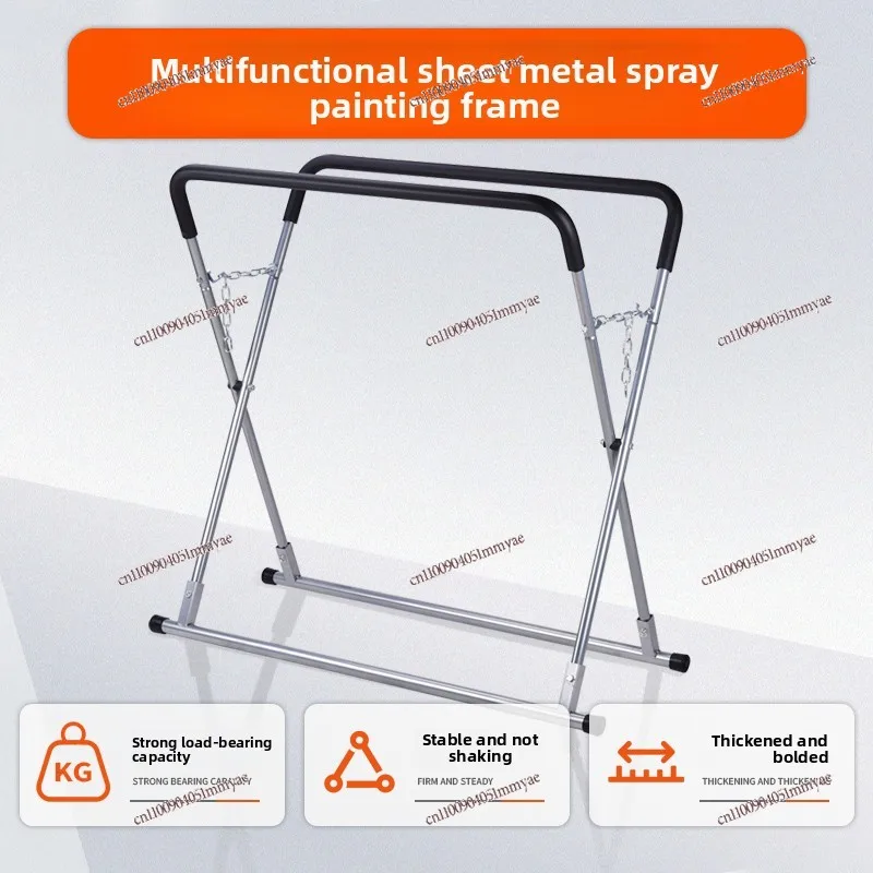 Car bumper painting bracket placement rack depression repair sheet metal shelf