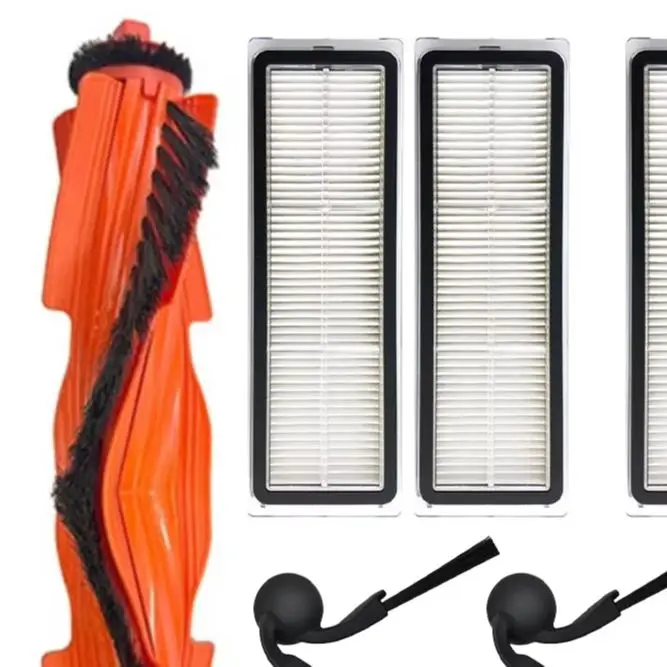 

Основная щетка, комплект фильтров с боковой щеткой для Xiaomi S40 OV81, робот-пылесос, обновленные аксессуары для чистки для домашнего использования