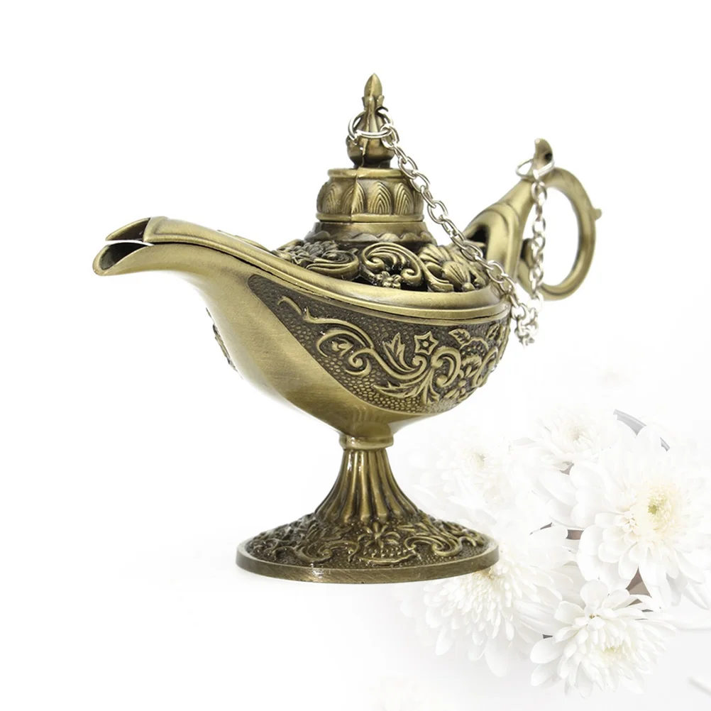 

Metal Incense Burner Bronze Alloy Desktop Decor Aroma Diffuser Home Decoration Gift Halloween Party Props