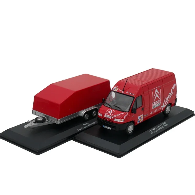 

Литой под давлением IXO масштаб 1:43, Citroen WRC 2001, раллийная команда, прицеп, модель автомобиля из сплава, Коллекционная игрушка, подарок, сувенир, украшение для дисплея