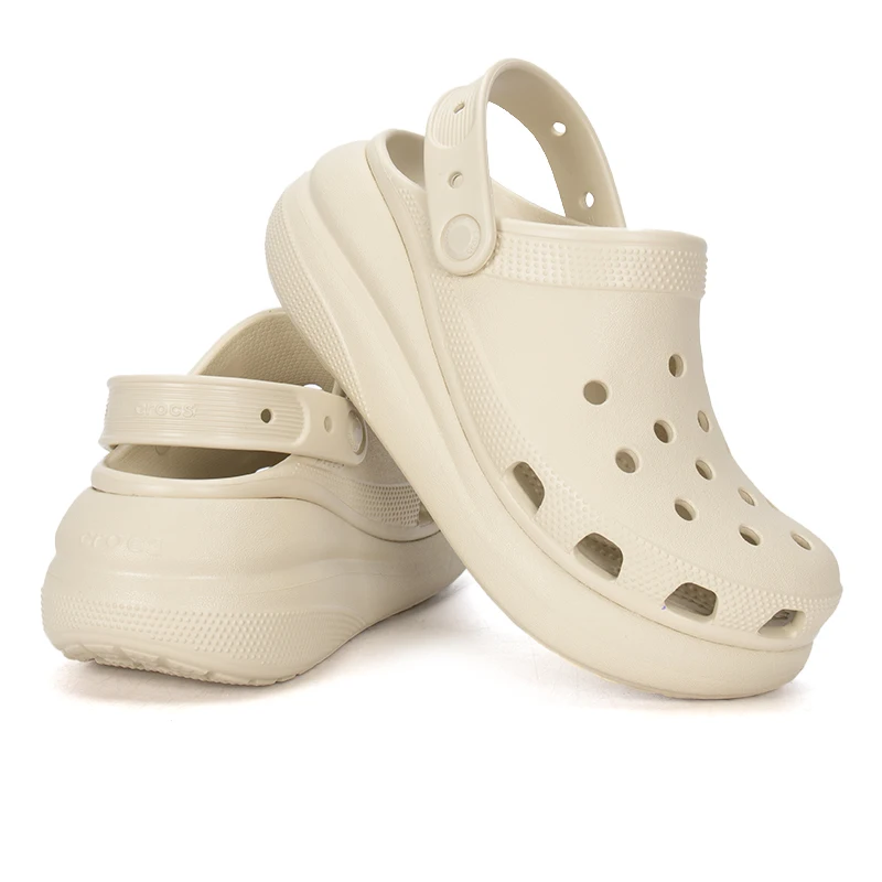 

Crocs(Crocs) Men's and Women's Shoes, Slippers, Classic Puff Clog Clogs, Comfortable Sandals 207521-2Y2