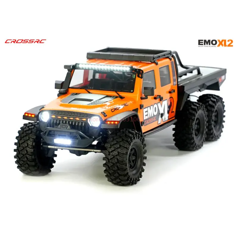 Crossrc Emo Xl2 Wild Horse 6x6 télécommande véhicule d'escalade électrique tout-terrain 1:8 6 roues motrices serrure différentielle double vitesse