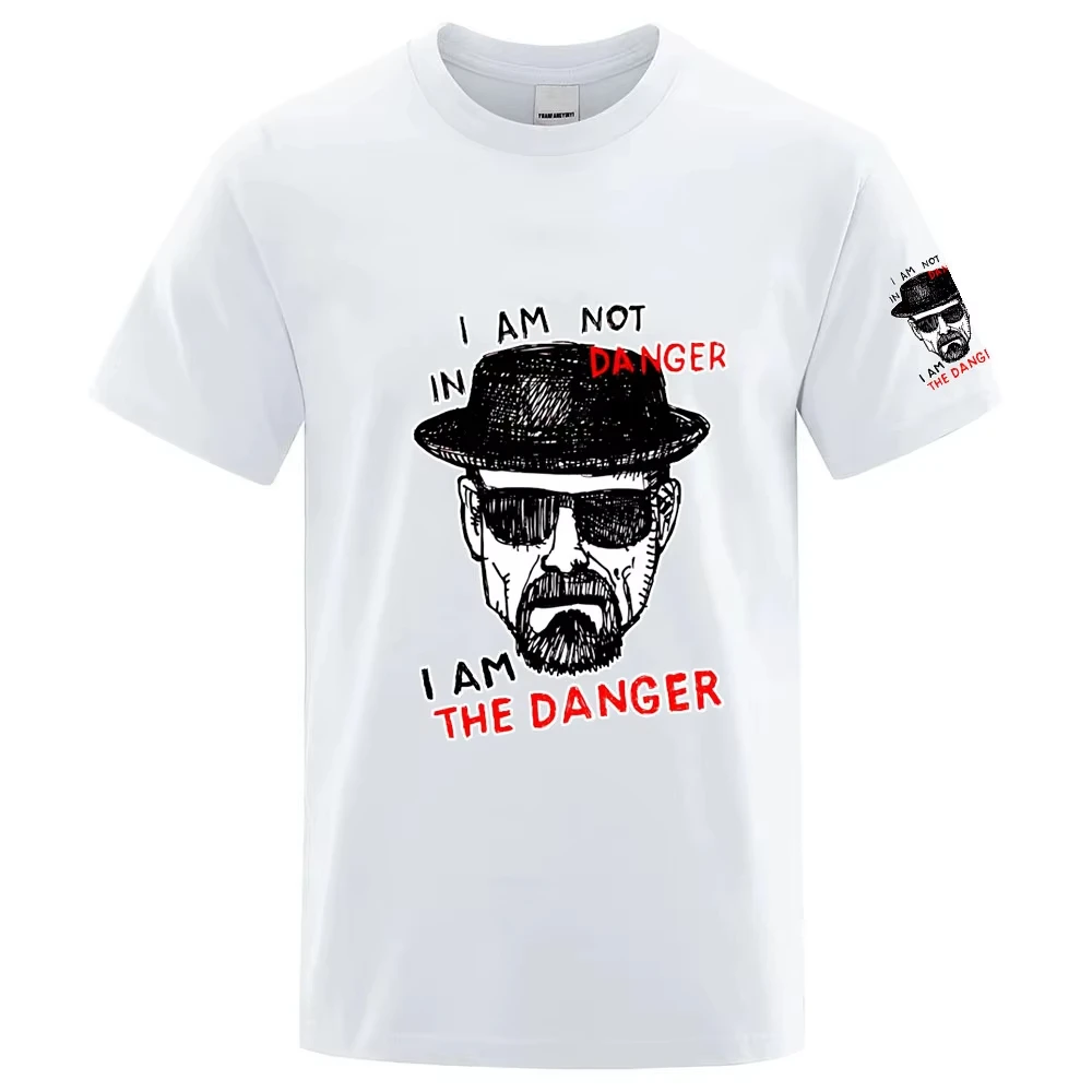 2026 Breaking Bad Printing Men's New Brand Cotton High Quality Ordinary Short Sleeve T-Shirt Solid Color Casual Breathable Tops