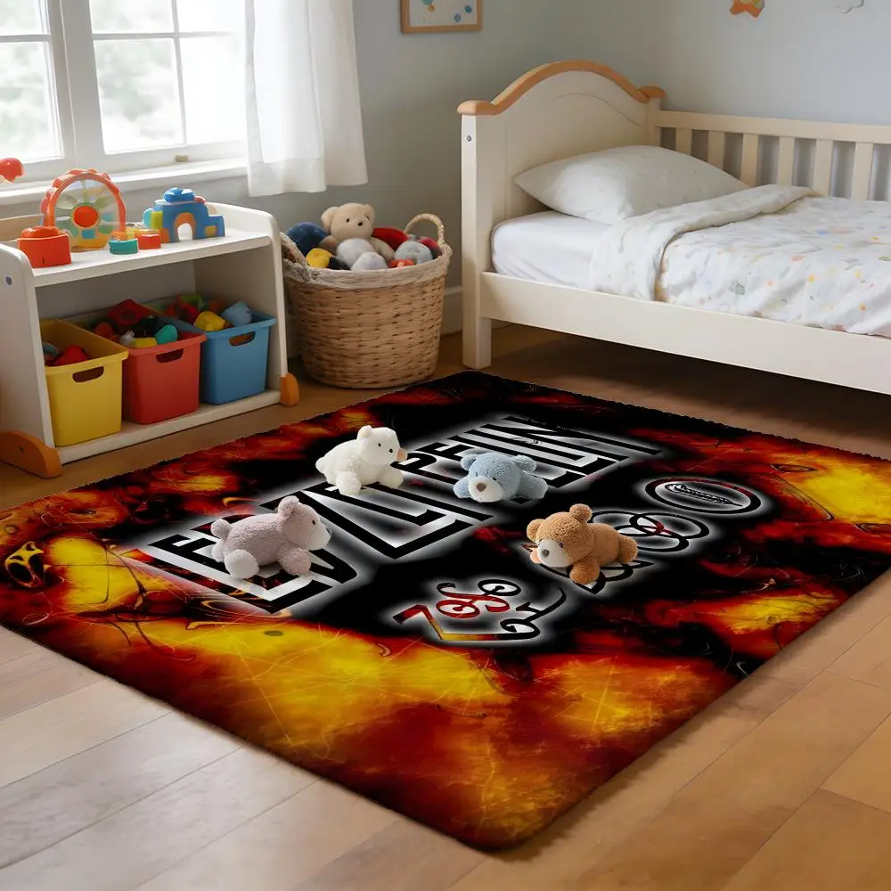 

Floor Mat Soft Flannel Rug Non-Slip Absorbent Mat for Bathroom Bedroom Home Decor The S-Seven D-Deadly Sins anime
