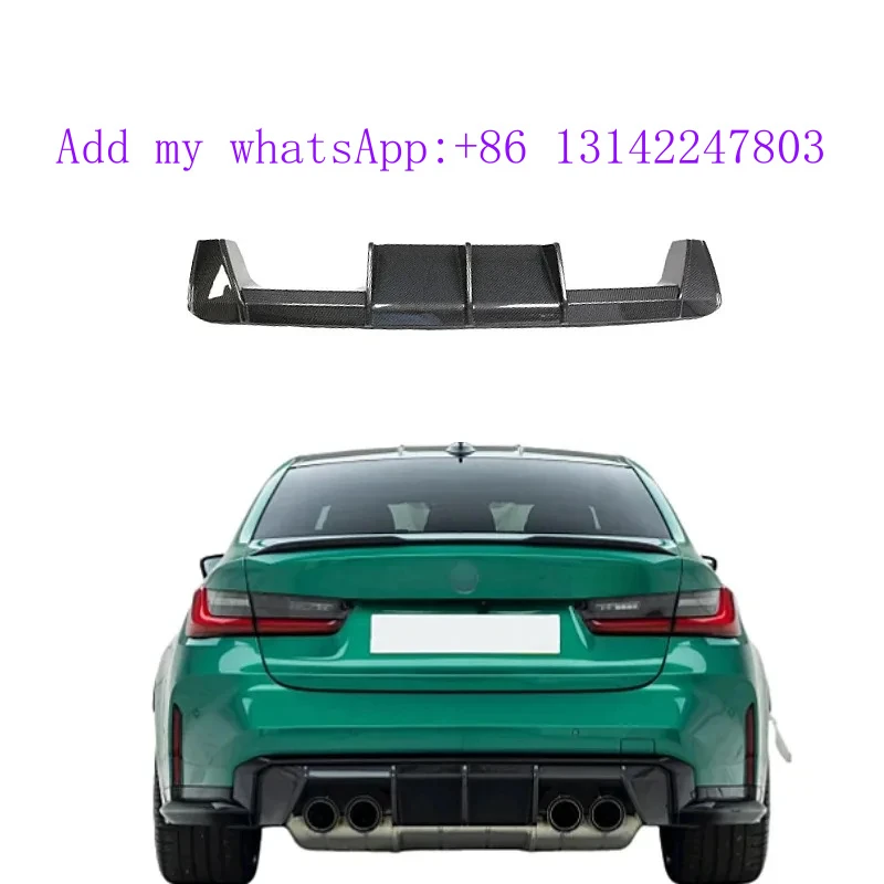 

MP Style Dry Carbon Fiber Rear Diffuser For G80 G82 M3 M4 Rear Bumper Lip Diffuser