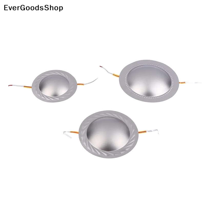 New New 1Pc 34.4/44.4/51.5/72.2/74.5MM Audio Driver Speaker Titanium Film Tweeter Voice Coil Membrane DIY Treble Speaker Repair